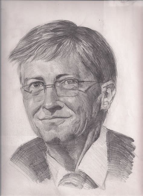 Bill Gates Sketch at PaintingValley.com | Explore collection of Bill ...