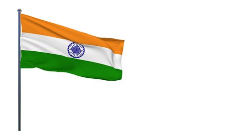 India Flag Waving in The Wind 3D Rendering, National Day, Independence Day 13824937 PNG