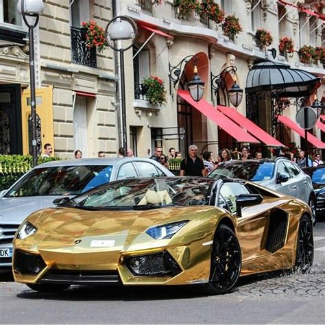 Gold lamborghini