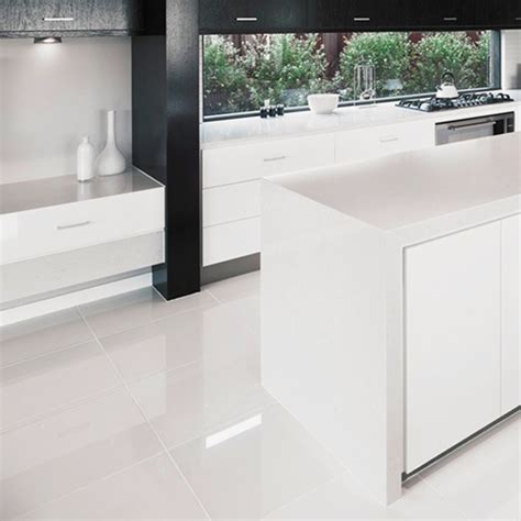 White Gloss Kitchen Floor Tiles – Flooring Ideas