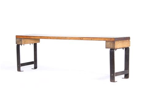 Vintage Industrial Bench at 1stDibs | industrial benches for sale