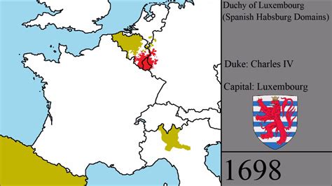 The History of Luxembourg: Every Year - YouTube