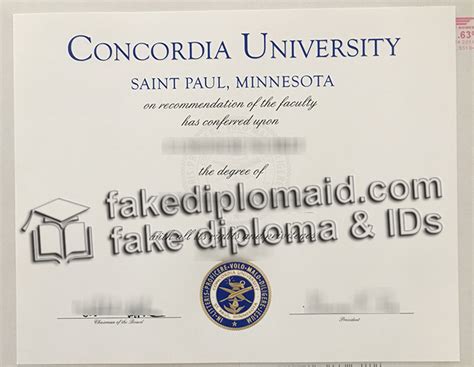 How much does it cost to buy a Concordia University Saint Paul diploma?