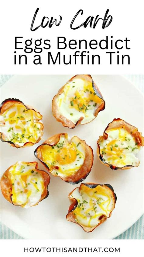 Keto Eggs Benedict- Muffin Tin Breakfast w/ EASY Blender Sauce | Recept