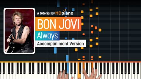 Always by Bon Jovi Piano Tutorial | HDpiano