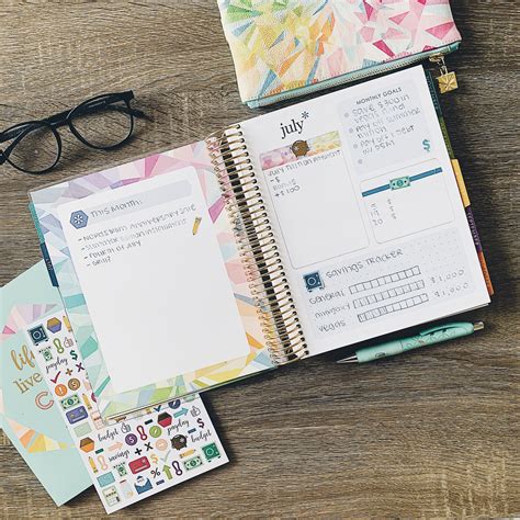 2019-2020 Erin Condren Deluxe Monthly Planner: Budget Planner | Budget ...