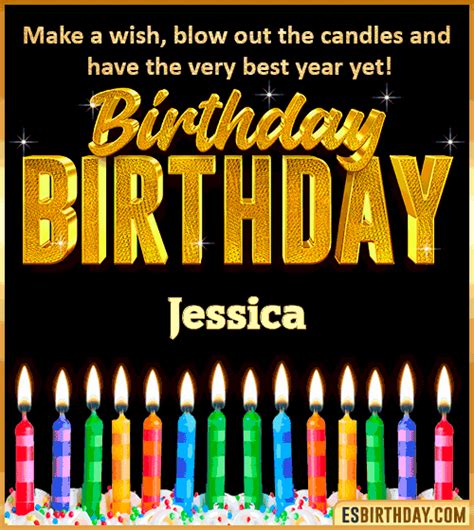 Happy Birthday Jessica GIF 🎂 Images Animated Wishes【28 GiFs】