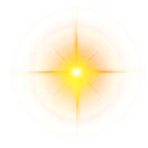 Bright Yellow Light Effect, Sun, Light Lens, Sun Light Lens Flare PNG ...