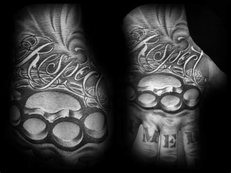 40 Cool Brass Knuckle Tattoo Designs for Men [2023 Guide]