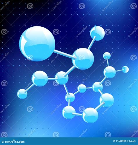 Molecular Structure Of Air Molecules Vector Illustration | CartoonDealer.com #16914042