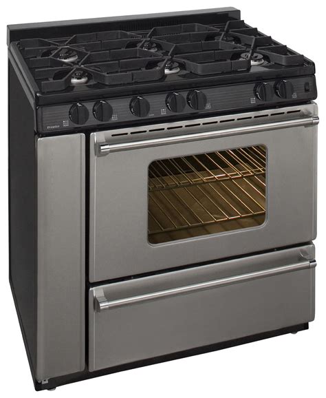 Best Buy: Premier Pro Series 36" Freestanding Gas Range Stainless steel P36S3182P