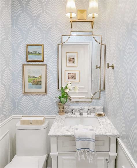 Shell Wallpaper Ideas for Coastal Bathrooms - Soul & Lane