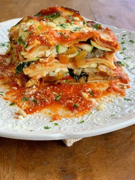 Easy Roasted Vegetable Lasagna with No Boil Noodles - Proud Italian Cook