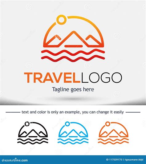 Travel Vector Logo Design Template | CartoonDealer.com #117539175