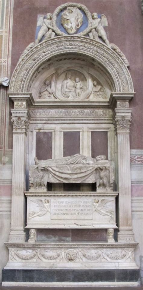 Tombs of Bruni and Marsupini in Santa Croce | DailyArt Magazine