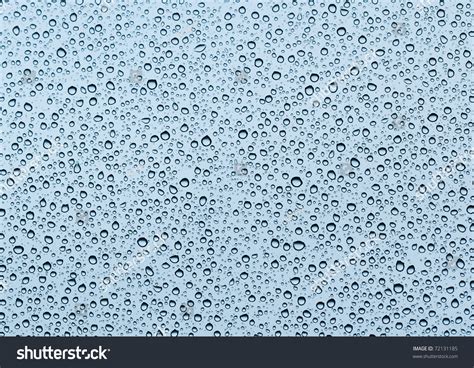 PowerPoint Template: water droplet drops on blue (ojikiipm)