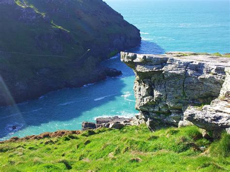 Tintagel Clifftops Free Stock Photo - Public Domain Pictures