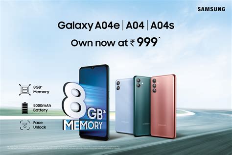 Samsung Expands Entry Segment Portfolio with Galaxy A04 and Galaxy A04e; Fast Performance with ...