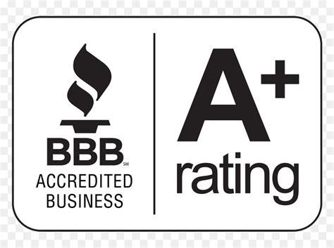 Better Business Bureau Logo - Bbb A+ Logo Vector Black White, HD Png Download - vhv