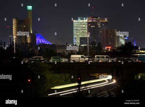 Potsdamer Platz at night Stock Photo - Alamy