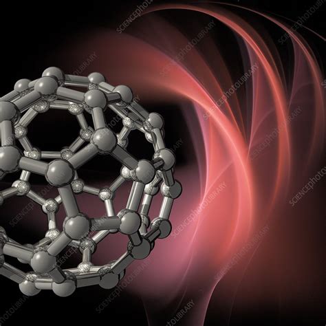 Buckyball molecule, artwork - Stock Image - F003/4179 - Science Photo Library