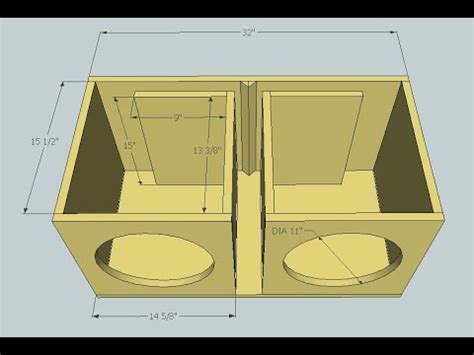 Making | custom dual 12" | ported box - YouTube