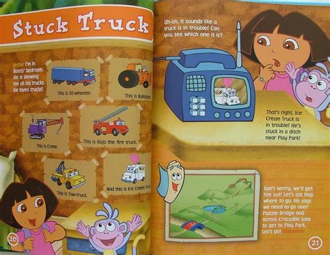 Dora The Explorer Stuck Truck Book