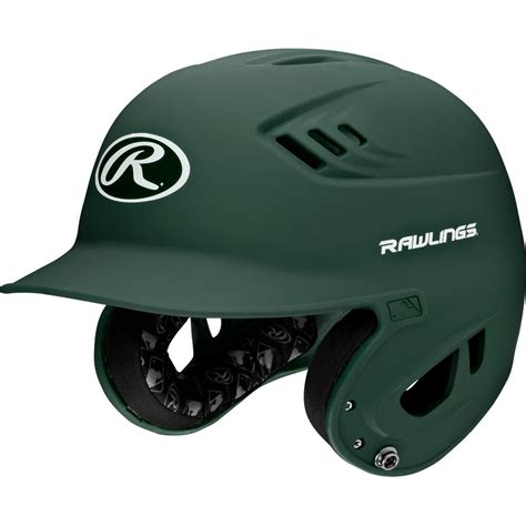 Rawlings R16 Series Matte Baseball Batting Helmet, Dark Green - Walmart ...