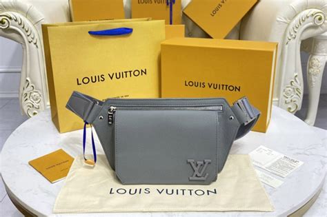 Louis Vuitton M59625 LV Aerogram Slingbag Bag in Gray Aerogram leather – Unrb.ru | Replica ...