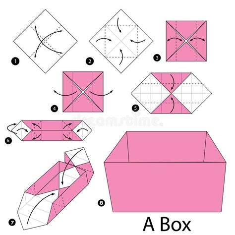 origami box instructions - Google Search | Como fazer caixa de papel ...