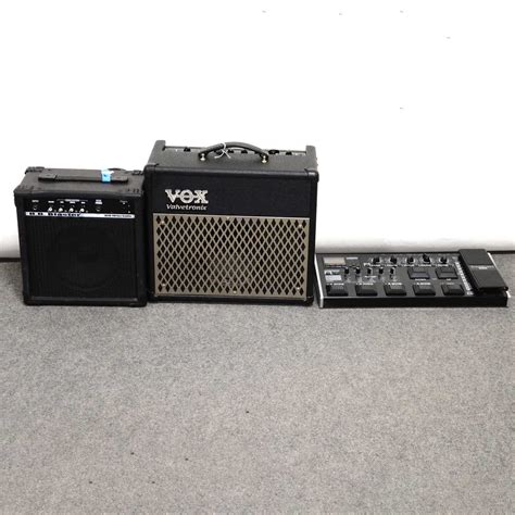 Lot 279 - Vox Amplifier, Bass amplifier and a Korg