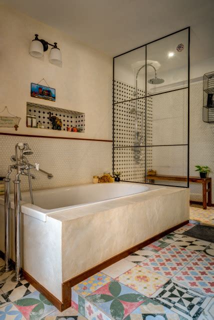 Alia Bhatt's home designed by Richa Bahl - Bathroom - Mumbai - by Fabien Charuau Photography ...