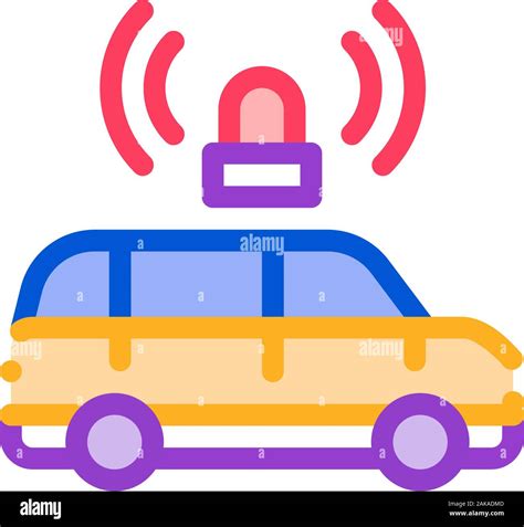 Alarm System Machine Icon Vector Outline Illustration Stock Vector Image & Art - Alamy