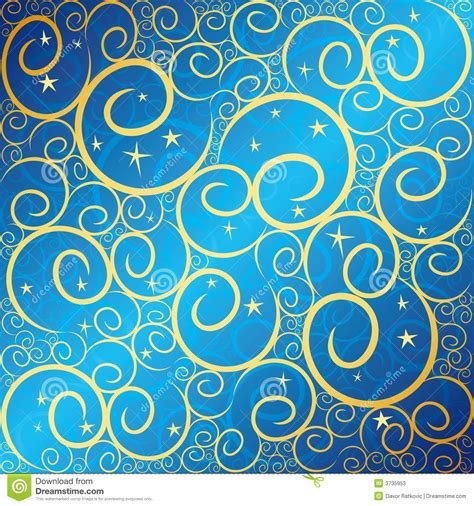 18 Blue And Gold Swirl Design Images - Blue and Gold Design, Blue Swirl Design Border and Blue ...