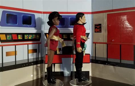 Star Trek Mirror Universe Sulu & Uhura out of the package - The Mego ...