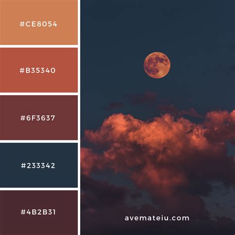 Bloody Moon Color Palette 55 - Ave Mateiu