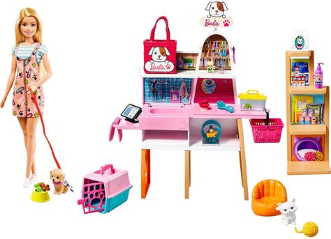 Barbie Pet Boutique Playset with Pets - YouLoveIt.com