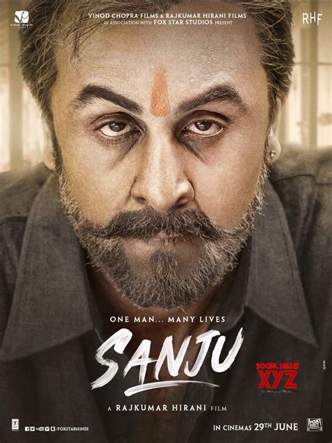 Ranbir Kapoor In And As Sanju Posters - Social News XYZ