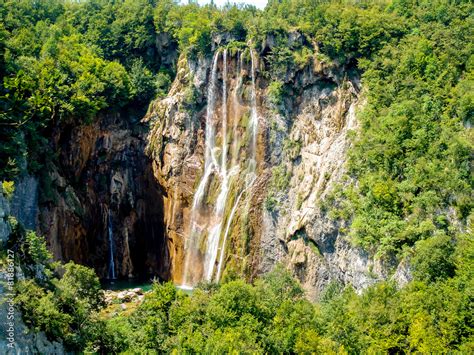 Plitvice - waterfall Stock Photo | Adobe Stock