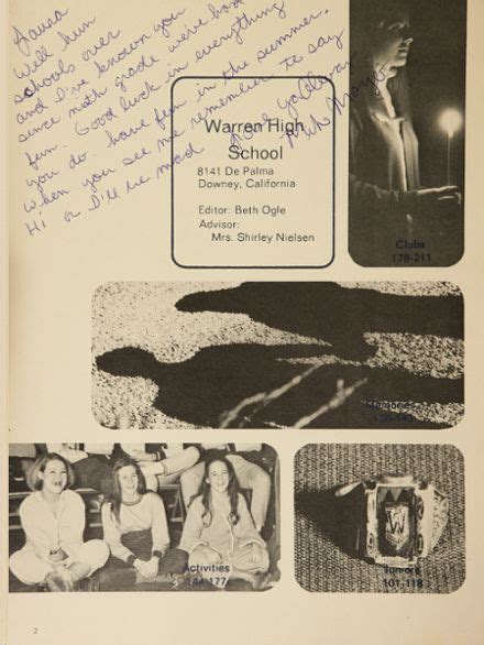 Explore 1970 Warren High School Yearbook, Downey CA - Classmates