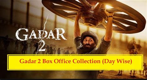 Gadar 2 Box Office Collection Day 1 2 3 4 5 6 Earning Report in India ...