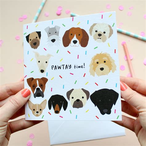 The perfect cards for all dog loving humans! This adorable dog card is the perfect any pooch ...