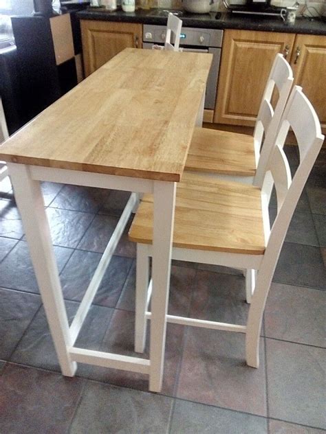 Bar table with 2 matching chairs | in Ballymena, County Antrim | Gumtree