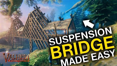 Valheim How to build a Bridge - Infrastructure - YouTube