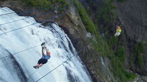 Montmorency Falls Zipline, Aug.2019 - YouTube