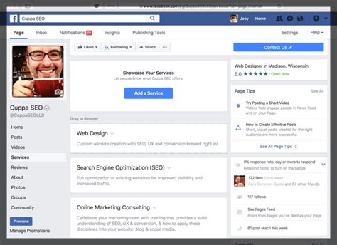 Optimizing Your Facebook Business Page | Part 1 | Cuppa SEO