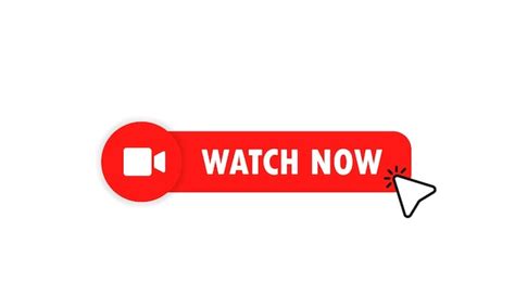 Premium Vector | Watch now video play button icon. vector