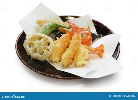 Tempura , Japanese Food stock photo. Image of fried, prawn - 16703882