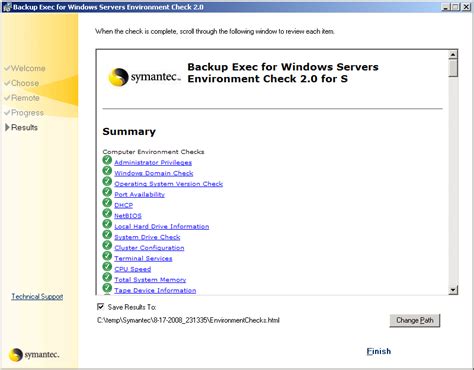 Symantec Backup Exec 12 Installation