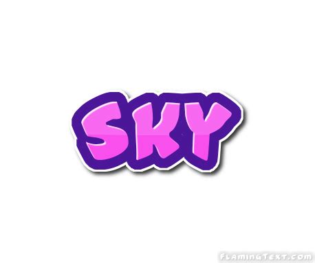 Sky Logo | Free Name Design Tool from Flaming Text